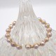 K Gold Covered Purple Natural Baroque Freshwater Pearl Open Bracelet