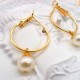 Baroque pearl earrings