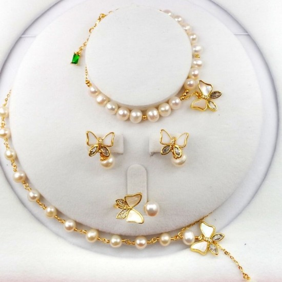 Pearl shell Butterfly Pearl Set