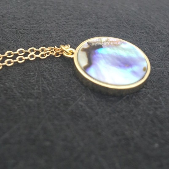 Fantasy Unicorn Abalone Necklace