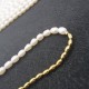 Millet Beads CHOCKER Semi-Gold Water Drop Natural Beads