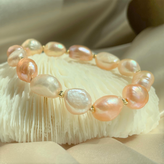 Pink Pearl Bracelet