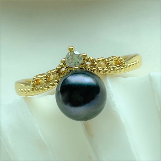 Black Pearl Ring