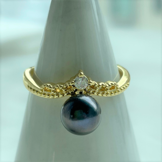 Black Pearl Ring