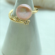 Pink Pearl Pentagram Ring